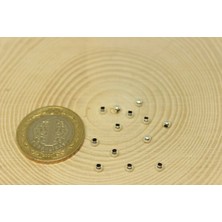 Yaşam Tohumu Gümüş Boncuk 3mm/5 Adet