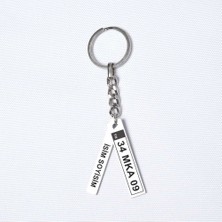 Beymarka Kişiye Özel Mitsubishi Space Star Plaka Anahtarlık