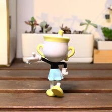 Elifeshop Fincan Kafalar Kupa Kafalar Mugman Ms Chalice Elder Kettle 3’lü Pvc Koleksiyon Oyuncak Karakter Seti