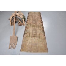 Kayra Export Türk Halısı, Eskitme Halı, Halı, 73X260 cm Kahverengi Halı, Bahçe Merdiven Halı,  12675