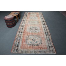 Kayra Export Türk Halısı, Eskitme Halı, Halı, 129X343 cm Kırmızı Halı, Anadolusı Koridor Halı,  9243