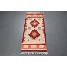 Kayra Export Eskitme Halı, Türk Halısı, Halı, 58X124 cm Bej Halı, Kabilesı Yatak Odası Halı,  8902