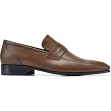 Nevzat Onay Taba Klasik Loafer Kösele Erkek Ayakkabı -12291-