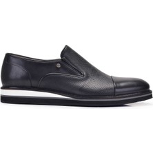 Nevzat Onay Deri Siyah Günlük Loafer Erkek Ayakkabı -11694-