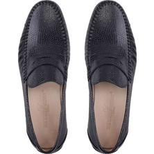Nevzat Onay Siyah Yazlık Loafer Erkek Ayakkabı -22921-