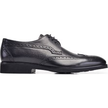 Nevzat Onay Deri Siyah Günlük Bağcıklı Erkek Ayakkabı -10929-