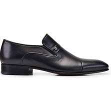Nevzat Onay Siyah Klasik Loafer Erkek Ayakkabı -10944-