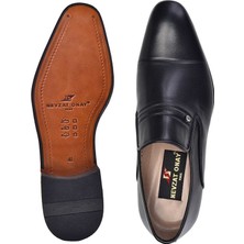 Nevzat Onay Siyah Klasik Loafer Erkek Ayakkabı -10944-