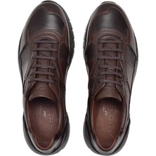 Nevzat Onay Deri Kahverengi Sneaker Erkek Ayakkabı -11729-