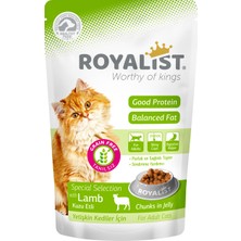 Royalist Cat Yetişkin Kediler Için Lamb Pounch Kuzu Etli 85 gr