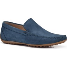 Nevzat Onay Mavi Günlük Loafer Erkek Ayakkabı -12151-