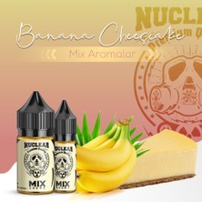 Nuclear Kimya Mix Aroma Banana Cheescake Muz Kreması Bisküvi Gıda Aroması 10 ml