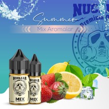 Nuclear Kimya Mix Aroma Summer Çilek Limon Buz Gıda Aroması 10 ml