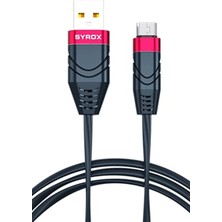 Syrox Xiaomi Mi A2 Lite Şarj Kablosu Micro USB 2.0A 1.1 m - SYR-C99-S