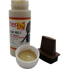 Derby Mont Direksiyon Koltuk Deri Boyası 100ML ve Saplı Sünger 1 Adet
