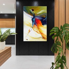 SML Tablo Yürüyen Uzun Bacaklı Figür Sürrealist Tablo