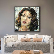 SML Tablo Monica Belluci Film Yıldızı Artist Oyuncu Kanvas Tablo