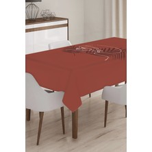 RugViva Leke Tutmayan Dokuma Elit Yıkanır Leke Tutmayan Kumaş Soyut Desen Masa Örtüsü MSO036