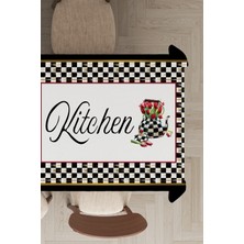 RugViva Leke Tutmayan Dokuma Elit Yıkanır Leke Tutmayan Kumaş Kitchen Masa Örtüsü MSO075