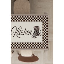 RugViva Leke Tutmayan Dokuma Elit Yıkanır Leke Tutmayan Kumaş Kitchen Masa Örtüsü MSO287