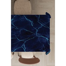 RugViva Leke Tutmayan Dokuma Elit Yıkanır Leke Tutmayan Kumaş Mermer Desen Masa Örtüsü MSO263