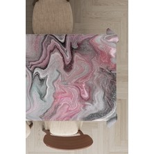 RugViva Leke Tutmayan Dokuma Elit Yıkanır Leke Tutmayan Kumaş Mermer Desen Masa Örtüsü MSO266