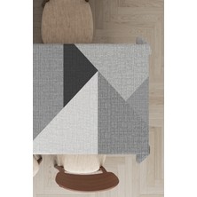 RugViva Leke Tutmayan Dokuma Elit Yıkanır Leke Tutmayan Kumaş Geometrik Desenli Masa Örtüsü MSO392