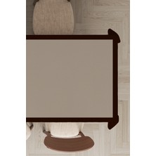 RugViva Leke Tutmayan Dokuma Elit Yıkanır Leke Tutmayan Kumaş Çerçeveli Masa Örtüsü MSO352