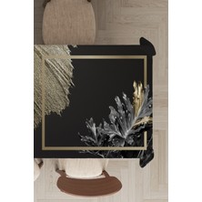 RugViva Leke Tutmayan Dokuma Elit Yıkanır Leke Tutmayan Kumaş Çiçekli Masa Örtüsü MSO361