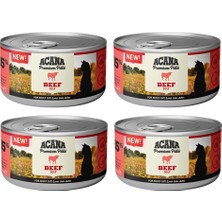 Acana Premium Pate Ezme Sığır Etli Kedi Konservesi 85 gr x 4 Adet