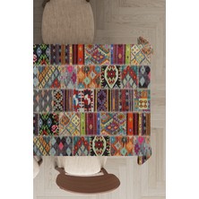 RugViva Leke Tutmayan Dokuma Elit Yıkanır Leke Tutmayan Kumaş Patchwork Kırk Yama Masa Örtüsü MSO152