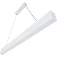 Pamir Fleksi Lineer Beyaz Sarkıt LED Armatür 57CM, 14W