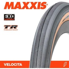 Maxxis Velocita Dış Lastik 700X40 Exo Tanwall Tubeless Ready