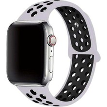 Apsuwa  Apsuwa Apple Watch Se 40MM Uyumlu Kordon Rex Antialerjik Spor Saat Kordonu 40/DISK02--GRI-SIYAH