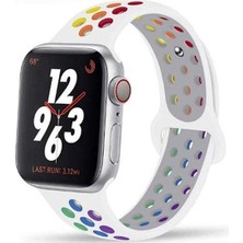  Apsuwa Apple Watch Se 40MM Uyumlu Kordon Rex Antialerjik Spor Saat Kordonu 40/DISK02--GÖKKUŞAĞI
