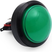 60MM 12V Bombeli Işıklı Oyun Makinesi Butonu - Yeşil