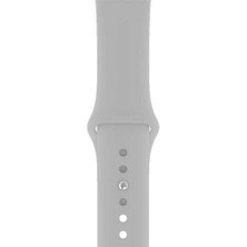  Apsuwa Apple Watch Se 40MM Uyumlu Kordon Mat Jel Silikon Saat Kordonu 40/bb--Gri
