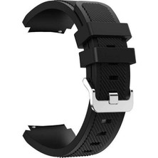  Apsuwa Honor Watch Magic 1 46MM Uyumlu Kordon Ultimate  Silikon Saat Kordonu 22/lm2--Siyah