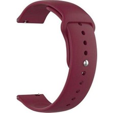  Apsuwa Huawei Watch Gt 2 Sport 42MM Uyumlu Kordon Mat Jel Silikon Saat Kordonu 20/qq-Mürdüm