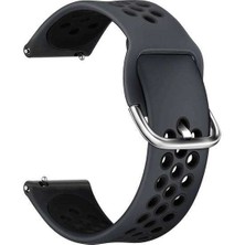 Apsuwa  Apsuwa Spovan E2 Uyumlu Kordon Ring Sport Saat Kordonu 22/K10--SIYAH