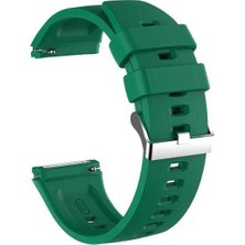  Apsuwa Xiaomi Watch Color Uyumlu Kordon Gross Silikon Saat Kordonu 22/K26--KOYU Yeşil