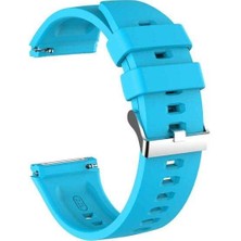 Apsuwa  Apsuwa Xiaomi Watch Color Uyumlu Kordon Gross Silikon Saat Kordonu 22/K26--MAVI