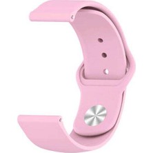  Apsuwa Zeblaze Gtr Uyumlu Kordon Lüx Silikon Saat Kordonu Kayış 20/K11-PEMBE