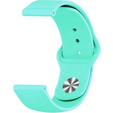  Apsuwa Zeblaze Gtr Uyumlu Kordon Lüx Silikon Saat Kordonu Kayış 20/K11-TURKUAZ