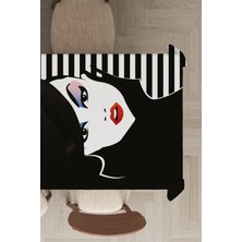 RugViva Leke Tutmayan Dokuma Elit Yıkanır Leke Tutmayan Kumaş Makeup Kadın Masa Örtüsü MSO060