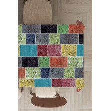 RugViva Leke Tutmayan Dokuma Elit Yıkanır Leke Tutmayan Kumaş Patchwork Kırk Yama Masa Örtüsü MSO288