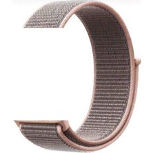 Apsuwa Amazfit Gtr 47MM Uyumlu Kordon Velcro Kumaş Saat Kordonu 22/LM10--ROSE Gold