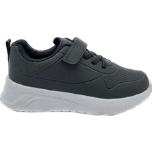 Zila Flt Çocuk Spor Ayakkabı - Siyah - 33