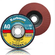 Karbosan 115X22.23 Premium Line A0 Sd Flap Disk Zımpara 80 Kum