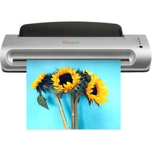 Baove OCW260 A4 Laminasyon Makinesi, Laminasyon Pvc Filmi Kaplama Makinesi + 15 Pvc Filmi Hediye